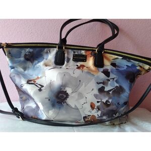 Kate Landry Floral Tote Bag Purse‎ Handbag Shoulder Bag Travel